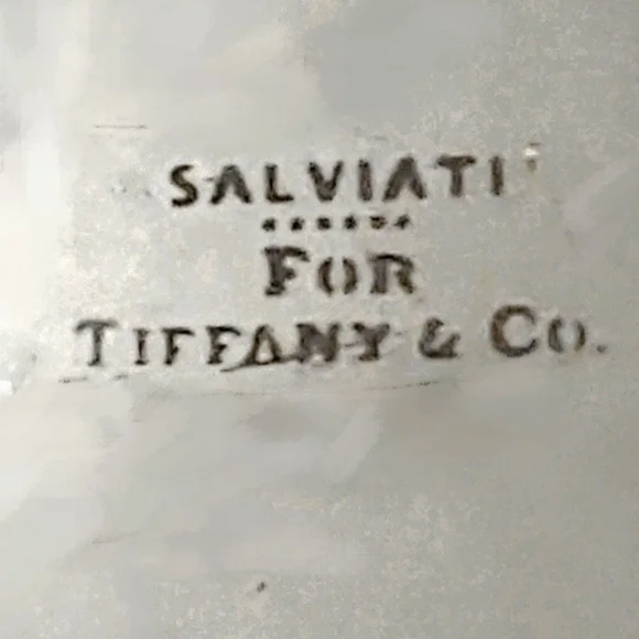 Vintage Tiffany & Co. Murano Salviati Art Glass Bowl - Picture 4 of 8